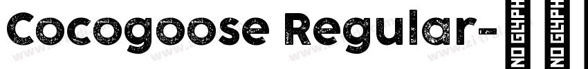 Cocogoose Regular字体转换